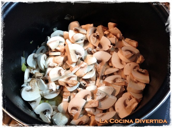 crema de champiñones