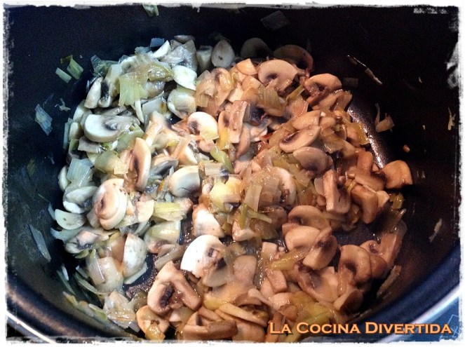 crema de champiñones