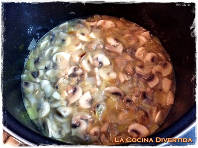 crema de champiñones