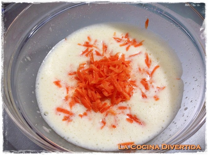 mini magdalenas de zanahoria