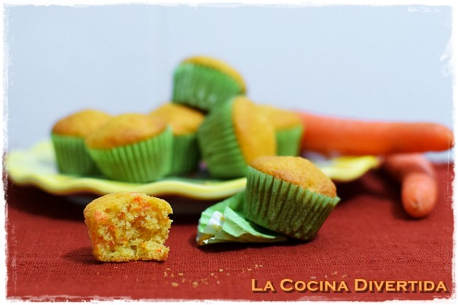 mini magdalenas de zanahoria