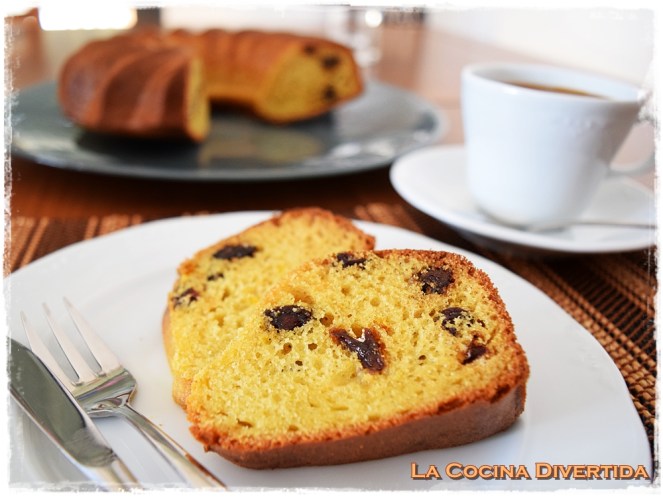 bizcocho naranja pasas
