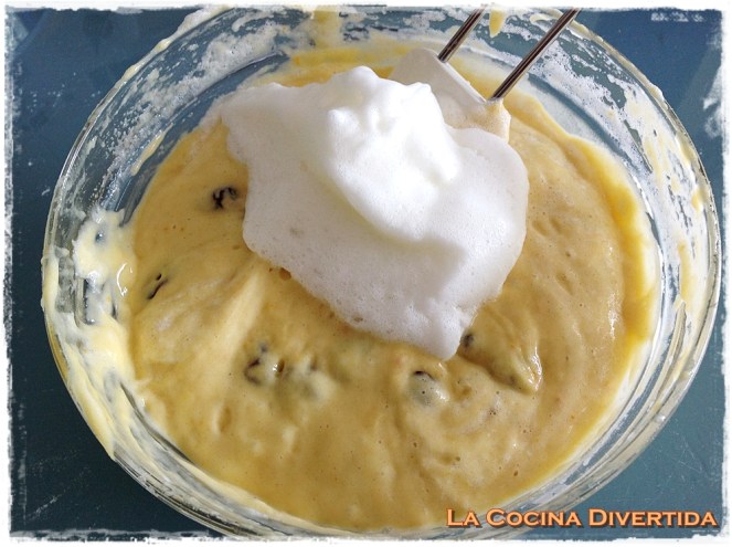 bizcocho naranja pasas