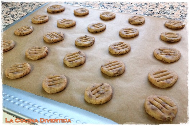 galletas cookies de chocolate sin azúcar con stevia
