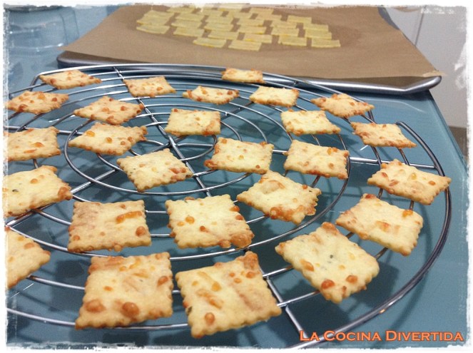 galletas de queso y orégano