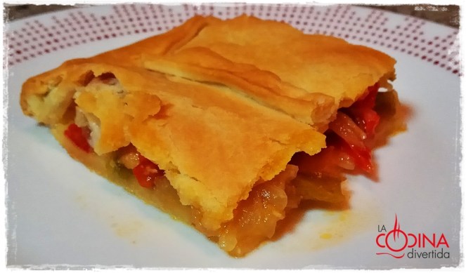 empanada de pavo adobado con verdura