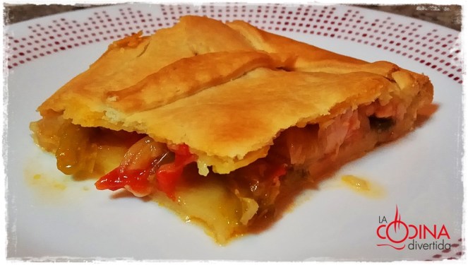 empanada de pavo adobado con verdura