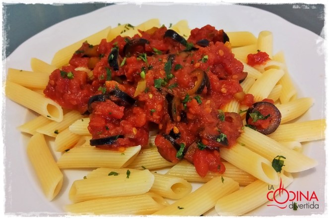 penne a la puttanesca