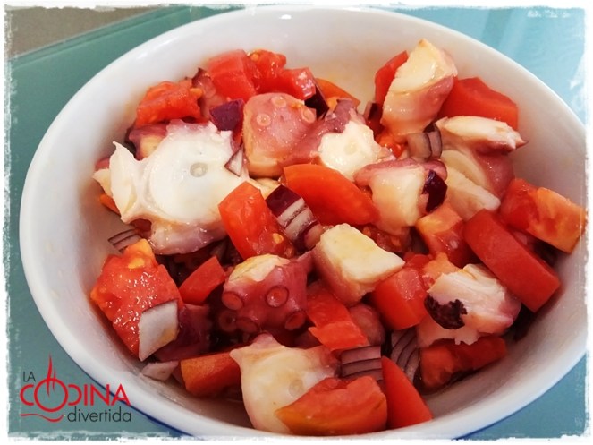 ensalada de pulpo salata od hobotnice