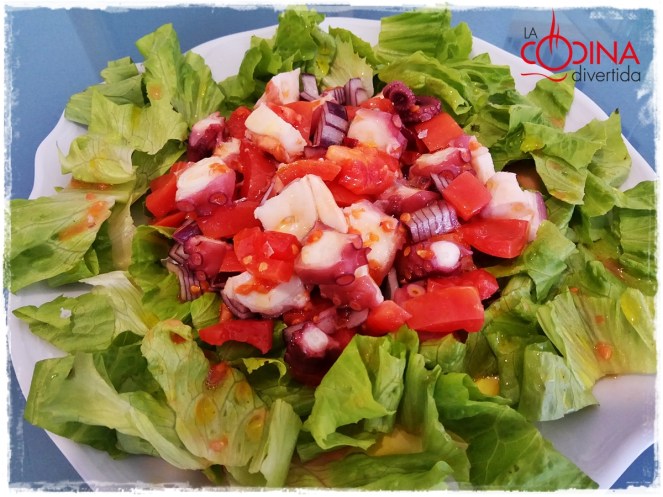 ensalada de pulpo salata od hobotnice