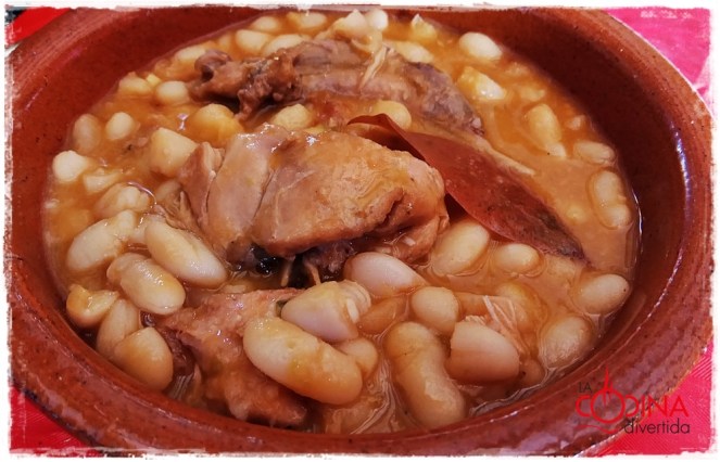 alubias con conejo campero