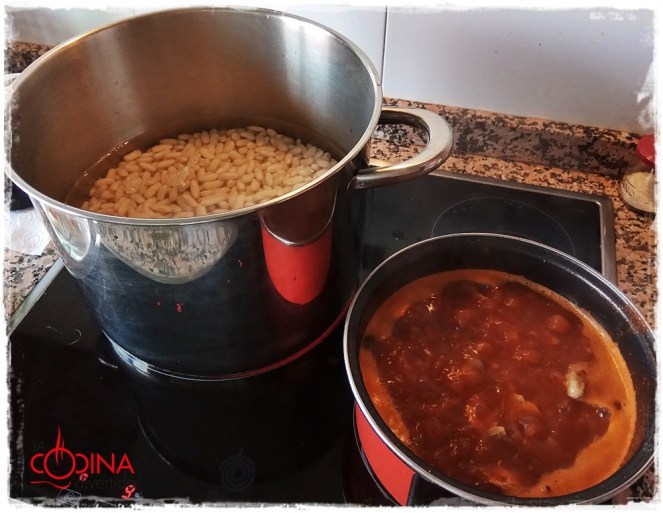 alubias con conejo campero