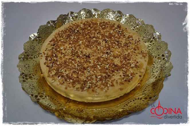Tarta de turrón sin horno