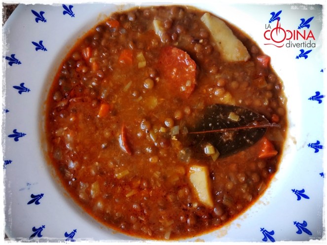 lentejas guisadas con arroz