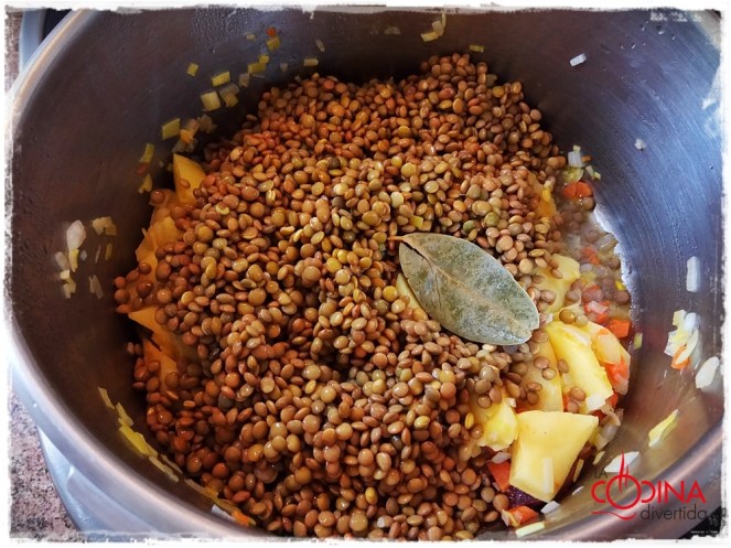lentejas guisadas con arroz