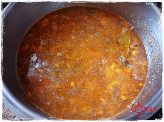 lentejas guisadas con arroz