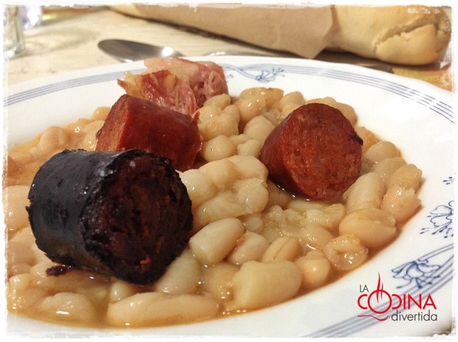 alubias blancas con compango