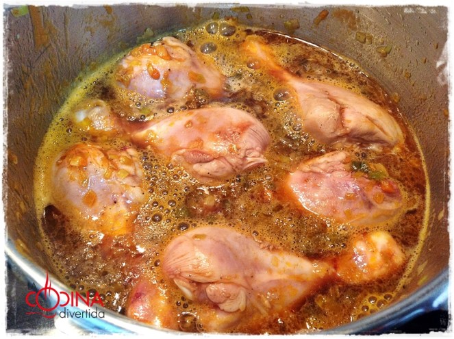 pollo a la cerveza negra Guiness St Patrick's day