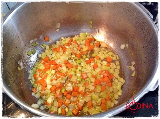 lenteja pardina con chorizo