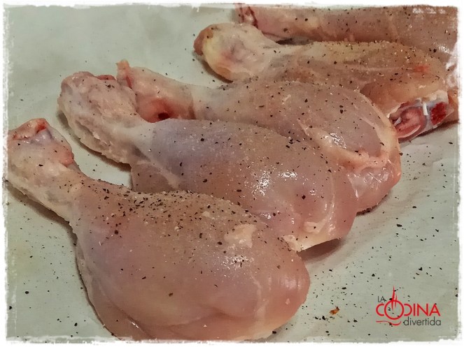 muslos de pollo a la coca-cola con patatas gajo