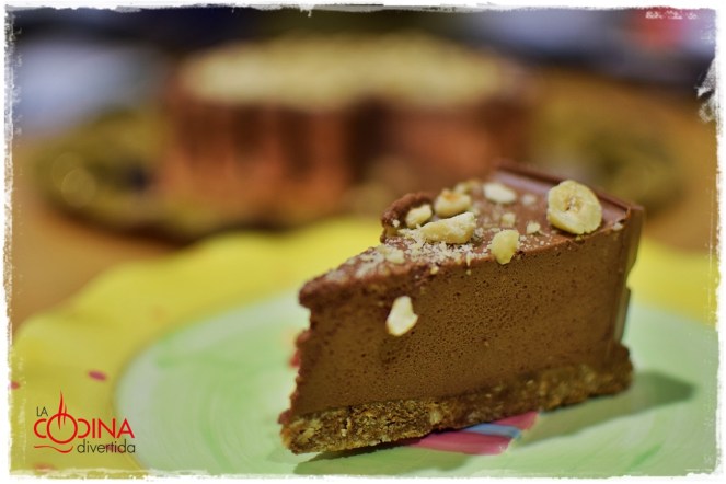 tarta mousse de nutella