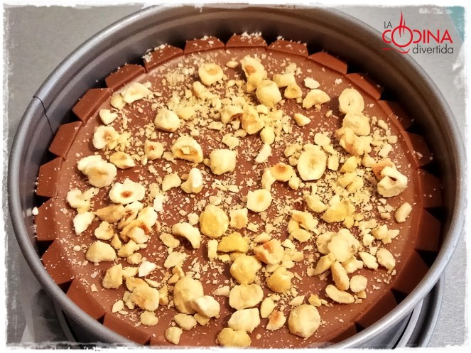 tarta mousse de nutella