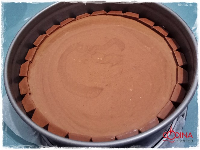 tarta mousse de nutella