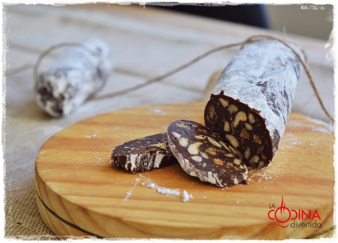 fuet de chocolate trampantojo morcilla