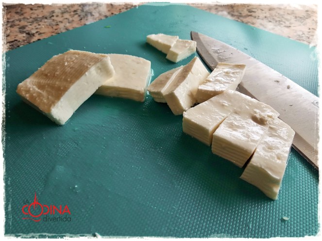 crema de calabacín con queso de Villalón