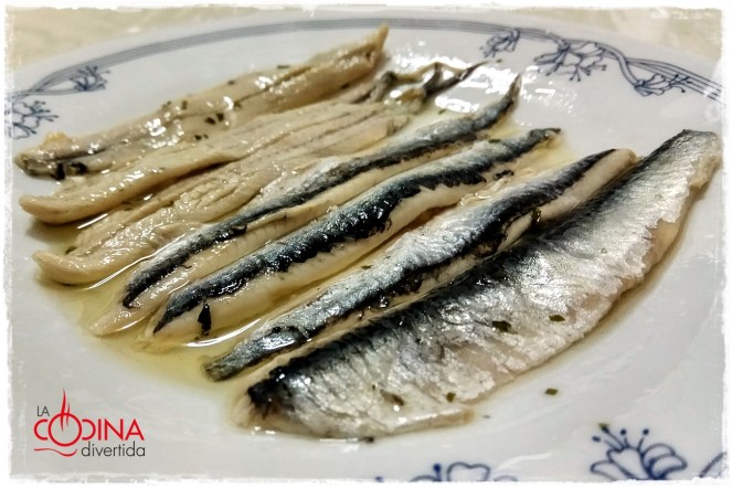 ensalada campera con boquerones