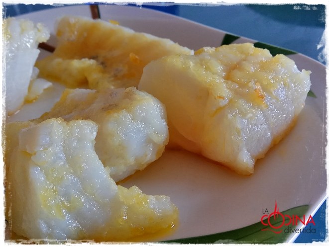 rosada en salsa con patatas