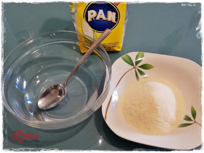 arepas rellenas de queso y lacón