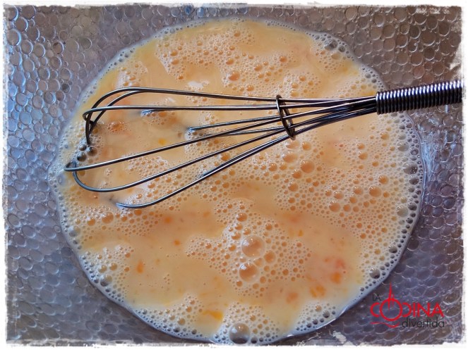 quiché de hojaldre con calabacín y bacon