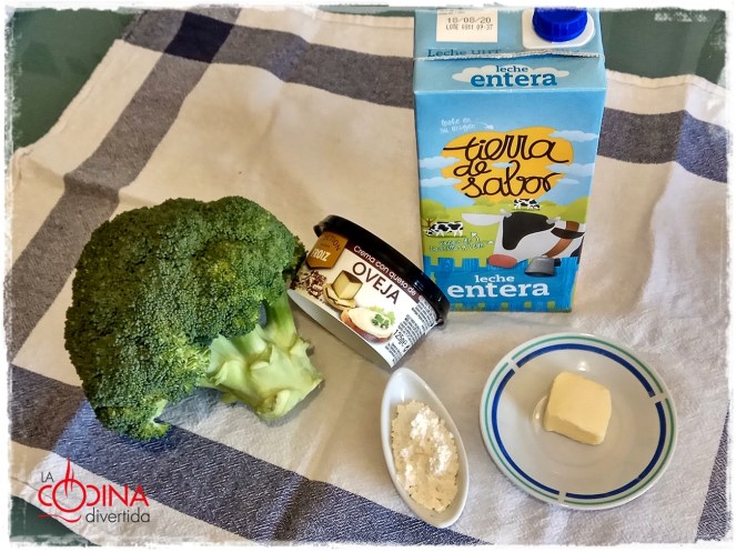 brocoli besamel queso