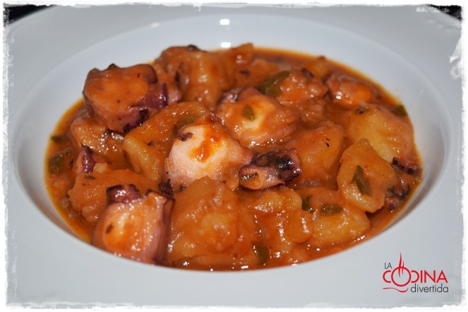 patatas con pulpo