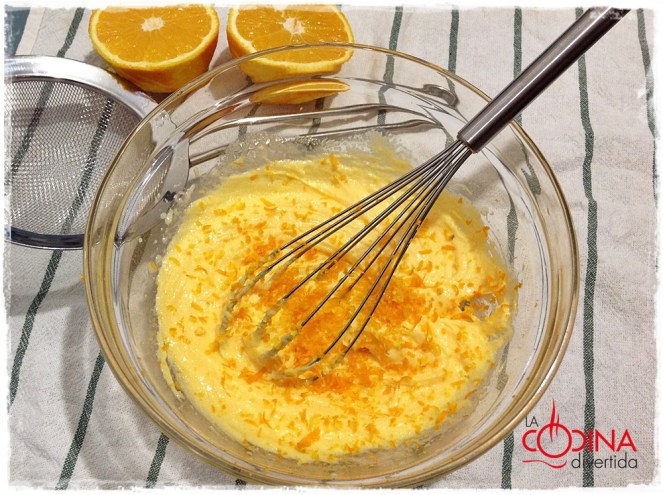 bizcocho jugoso de naranja