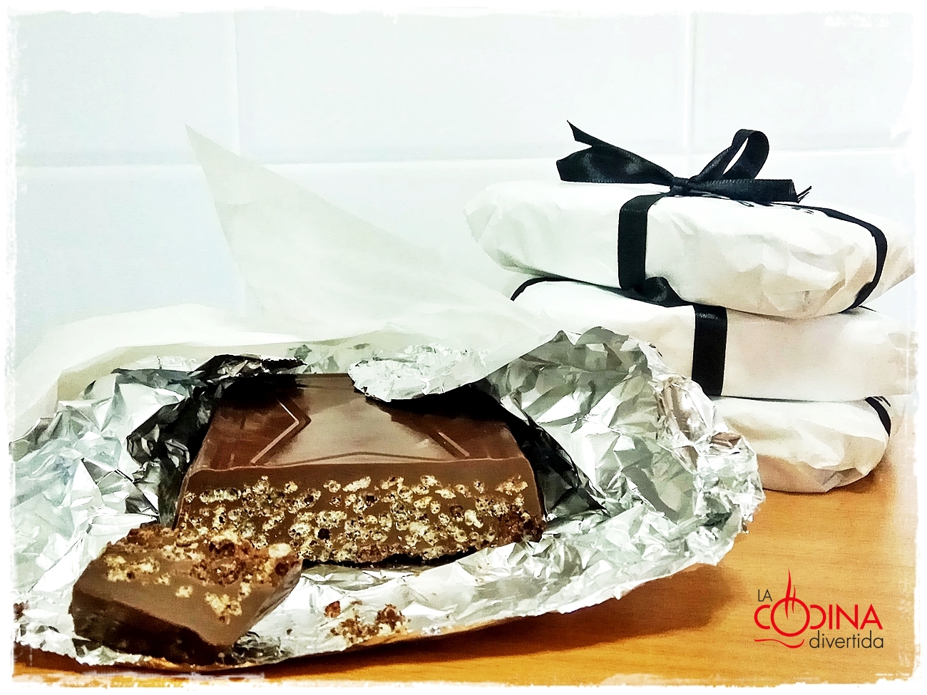 Turrón de chocolate casero