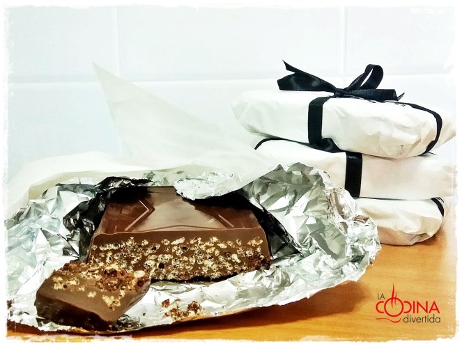 Turrón de chocolate casero