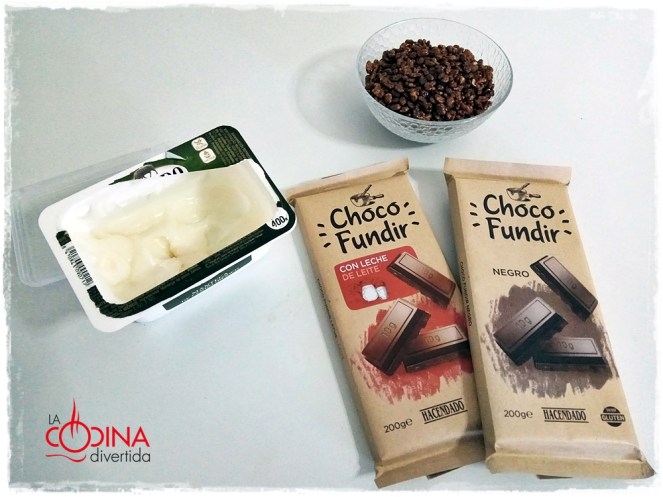 Turrón de chocolate casero