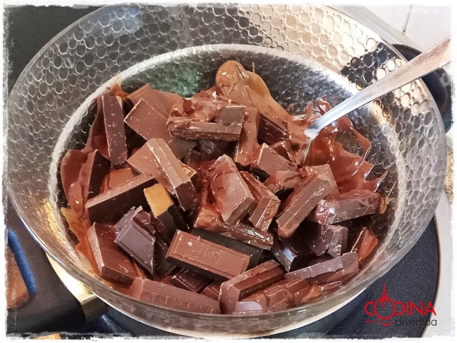 Turrón de chocolate casero