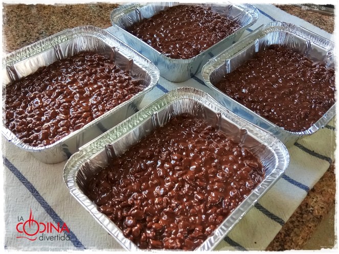 Turrón de chocolate casero