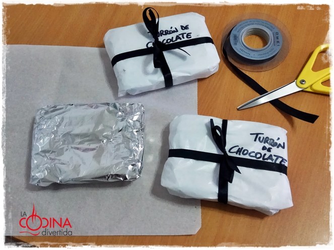 Turrón de chocolate casero