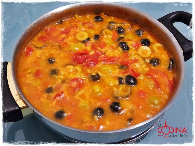 arroz con aceitunas