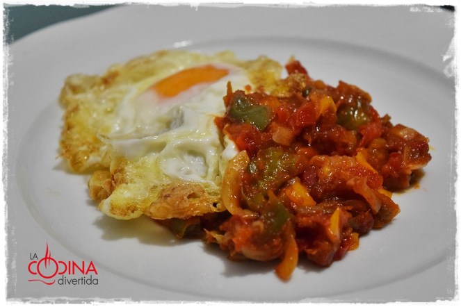 fritada pimientos con huevo 