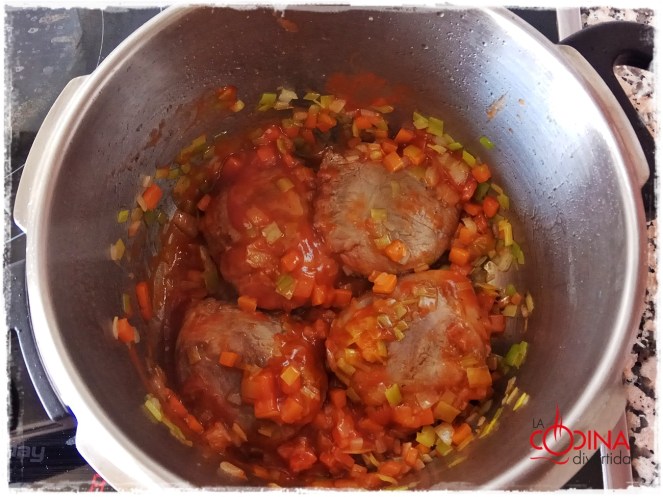 carrilladas carrilleras con espaguetis