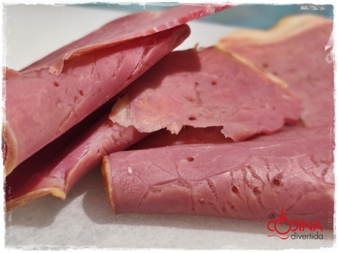 macarrones con carbonara de pastrami