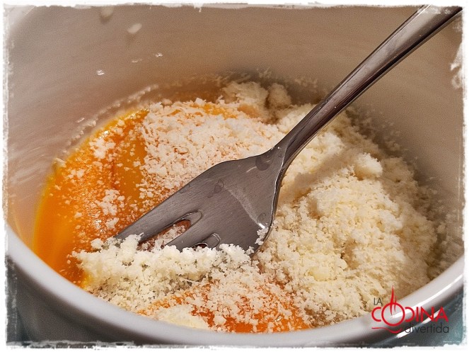 macarrones con carbonara de pastrami