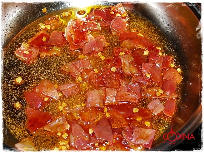 judías verdes con jamon