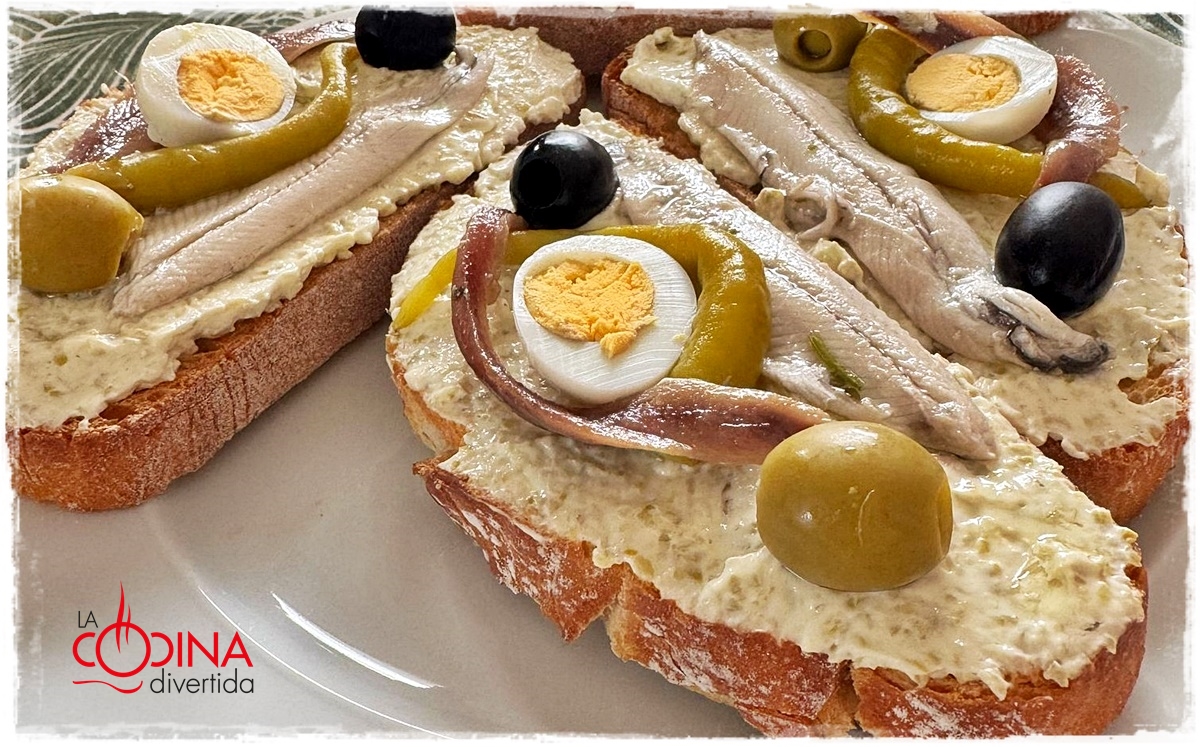 tosta gilda crema de piparra