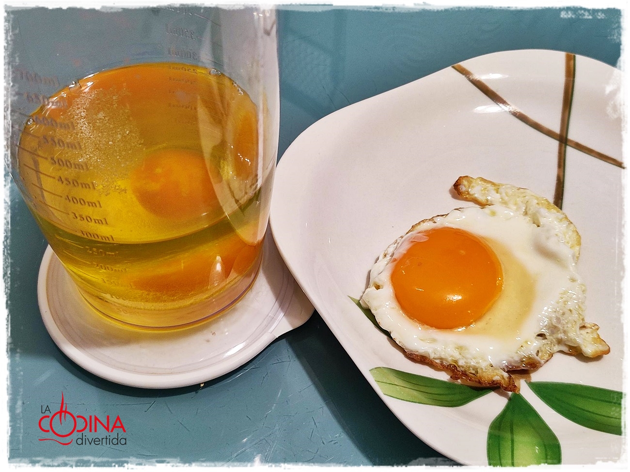 Patatas Rober's con mayonesa de huevo frito